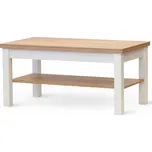 Stima Konferenční stůl W21 s poličkou Odstín: Dub wotan - bílá