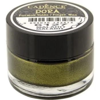 Speciální výtvarná barva Patinovací metalický vosk, 20 ml Cadence Dora- malachit, malahit