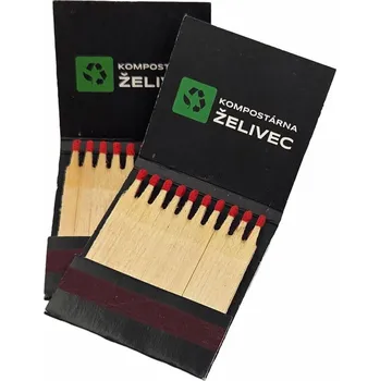 Zápalky BOOK M - elegantní reklamní řešení Technologie tisku: Ofset, Počet ks: 1000, Počet sirek: 1 x 10 ks elegantní reklamní řešení