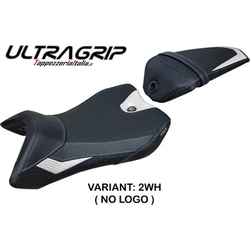 Moto sedlo TPZ Italia potah sedla Yamaha R125 (16-18) Nashik Ultragrip model potah sedla: bez loga 2WH (white)