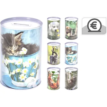 Pokladnička Pokladnička se zvířátky 15x10 cm