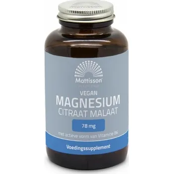 Doplněk stravy Mattisson Hořčík citrát malát 86 mg 120 kapslí – osobní odběr v Pardubicích a Jihlavě