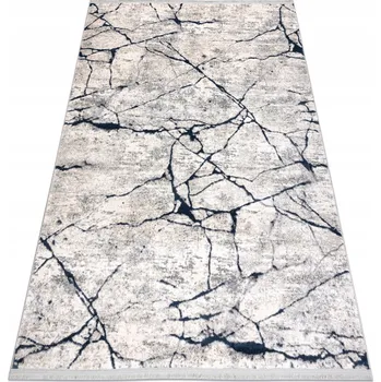 Koberec KOBEREC DVOUÚROVŇOVÝ 80x150 MARMOR krémová/granátová #D073