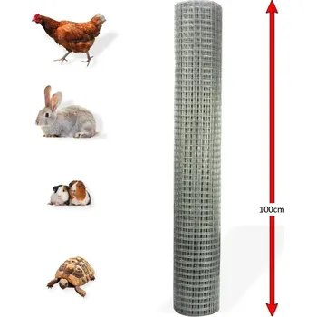 Pletivo DEMA Voliérové ​​čtyřhranné pletivo pozinkované 19 mm, 1x10 m, drát 0,8 mm