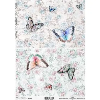 Umělecký papír Rýžový papír A4 - zvířata - R1406