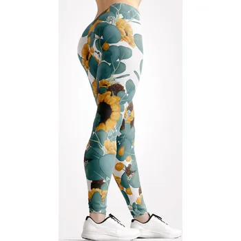 Dámské legíny UTOPY Dámské sportovní legíny Sunflower Velikost: L