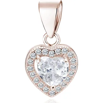 Přívěsek Olivie Stříbrný přívěsek SRDÍČKO ROSE 3925 Ag 925; ≤1 g