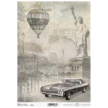 Umělecký papír Rýžový papír A4- Itd. R879