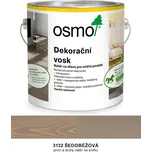 OSMO - dekorační vosk - intenzivní odstín, 3132-šedobéžová - 125 ml