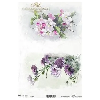 Umělecký papír Rýžový papír A4 - květiny a rostliny (R1986)