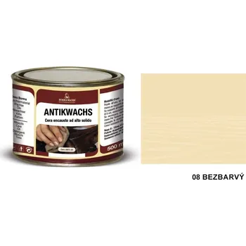 barva a nátěr na dřevo Borma wachs ANTIKWACHS 0,5Lt. - restaurátorský vosk, 08 bezbarvý