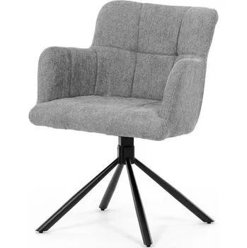 Jídelní židle Autronic Blues DCH-T1122GREY2 Jídelní židle, hladká látka, šedá