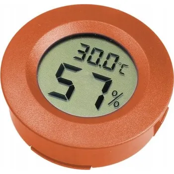 Domácí teploměr Elektronický teploměr s vlhkoměrem all1026-3111220319311 oranžový