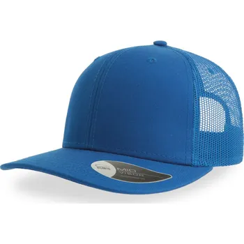Pracovní přilba Atlantis Headwear Kšiltovka Sonic Trucker, 6 panelová COT33021005099-royal Modrá královská UNI