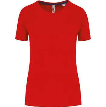 pracovní tričko Kariban Tričko PA4013, sportovní, krátký rukáv, dámské COT20401300401-red S Červená