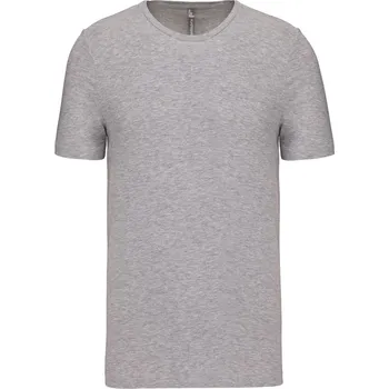 pracovní tričko Kariban Tričko K3012, elastické, krátký rukáv, pánské COT203012u4904-light grey XL Melír šedá světlá