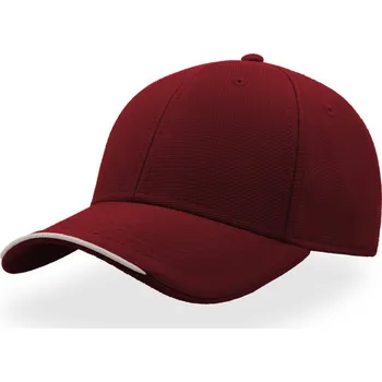 Pracovní přilba Atlantis Headwear Kšiltovka Estoril-S, 6 panelová COT33023037099-burgundy UNI Burgundová