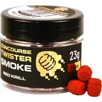 Boilies BENZAR CONCOURSE TWISTER SMOKE 12mm 23g RED KRILL