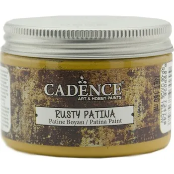 Speciální výtvarná barva Patina rez Cadence Rusty patina, 150 m - oxide yellow, tmavá žlutá