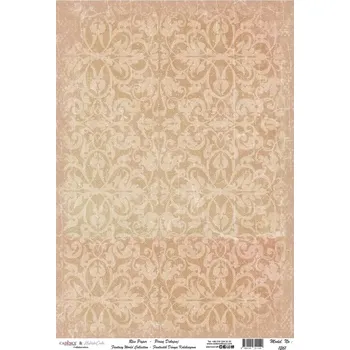 Umělecký papír Rýžový papír A3 - M1261 - Florální ornament