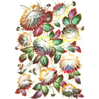 Umělecký papír Rýžový papír A4 - 114 Cadence - Barevné květy