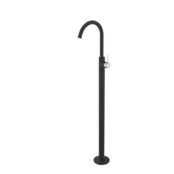 Vodovodní baterie Sapho Ultrasan Umyvadlová baterie do podlahy, černá mat/chrom, UT016VBC