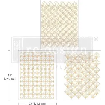 Transfer na nábytek ReDesign with Prima - Golden Art Deco