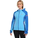 Dámská softshellová běžecká bunda KILPI BALEO 36 Světle modrá, Modrá, Růžová