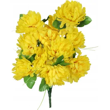 umělá květina KYTICE 14 CHRYSANTÉM umělé květy KYTICE květin