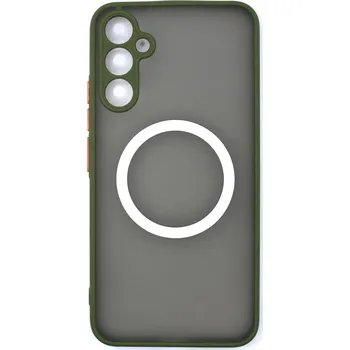 MagSafe silikonový kryt pro Samsung Galaxy S23 FE - Zelený