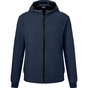 pracovní bunda James & Nicholson Bunda JN 1146 s kapucí, softshellová, pánská COT02114685701-navy/navy S Navy