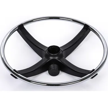 Opěrný kruh pro pracovní židle, ocel chrom, 450 mm