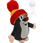 MORAVSKÁ ÚSTŘEDNA PLYŠ Krtek (Krteček) 20cm mluvící červeno-žlutý kulich Zvuk