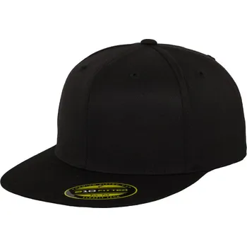 Pracovní přilba Flexfit Kšiltovka Premium 210 Fitted 6210/6210T, 6 panelová COT55621000234-black Černá L-XL