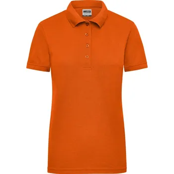 Pánské tričko James & Nicholson Polokošile JN 829, krátký rukáv, dámská COT02082923504-orange XL Oranžová