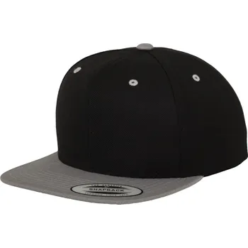 Pracovní přilba Flexfit Kšiltovka Flexfit 6089M Snapback, 6 panelová COT55608981799-black/silve UNI Černá/stříbrná