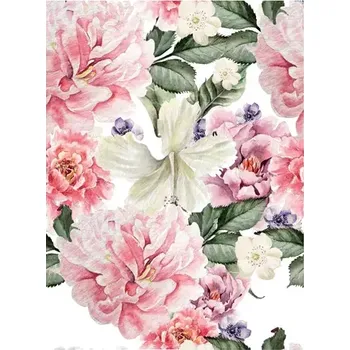 Umělecký papír Rýžový papír A4-745 - Velké květy - Cadence