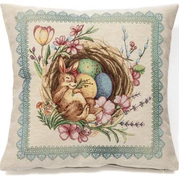 Povlak na dekorativní polštářek Retro gobelínový povlak na polštářek 45 x 45 cm