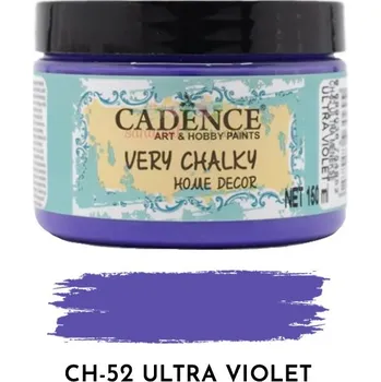 Speciální výtvarná barva Křídová barva Cadence Very Chalky, 150 ml - ultra violet, ultra violet