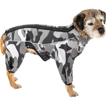 Obleček pro psa Obleček pro psy kombinéza softshell Bandy maskáč šedý Velikost: 32cm