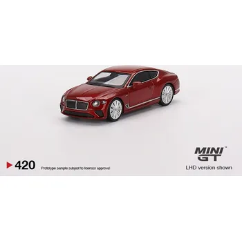 autíčko Bentley Continental Gt Speed 2022, červená -1:64 - Mini GT/MIJO