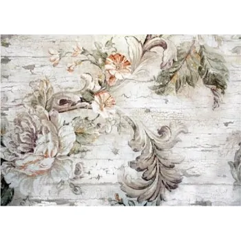 Umělecký papír Rýžový papír A4 - 551 - Ornamenty s květy - Cadence