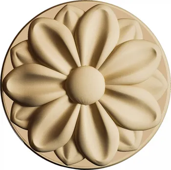 Elastické dřevo - květ kulatý, 6 cm