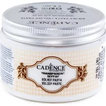 Speciální výtvarná barva Reliefní pasty CADENCE, 150 ml - průhledná