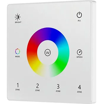 LED páska Skydance LED ovladač RF RGBW (4 zóny) - TW4-4 Barva: Bílá