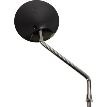 Zrcátko pro motocykl BIKETEC PARTS UNIVERZÁLNÍ PRAVÉ ZRCÁTKO S HOMOLOGACÍ (M10/1,25) PRAVÝ ZÁVIT, ČERNÁ/STŘÍBRNÁ (DESIGN HONDA)