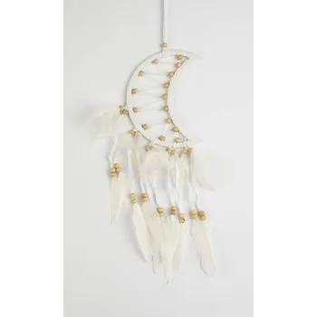 Lapač snů Lapač snů MOON bežová/ délka 38cm