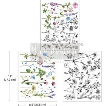 Transfer na nábytek ReDesign with Prima - Tiny Flowers
