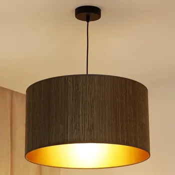 Brilagi - Lustr na lanku BOSTON ROLLER 1xE27/15W/230V pr. 45 cm hnědá/zlatá