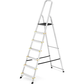 Žebřík Higher I-1917 schůdky pro domácnost 7 schodů